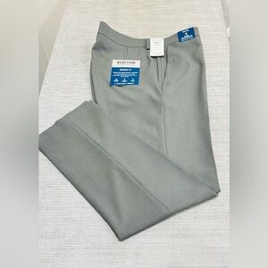 Kenneth Cole Reaction Techni-Cole Pants Men 36x32  Gray Modern Fit